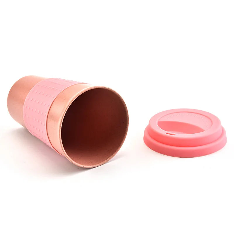 Reusable Coffee Mug with Silicone Lid