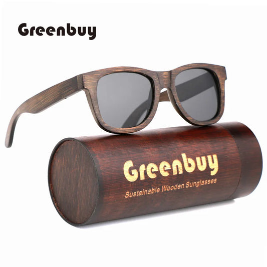 Sustainable and Environmentally Friendly Bamboo Polarized Sunglasses