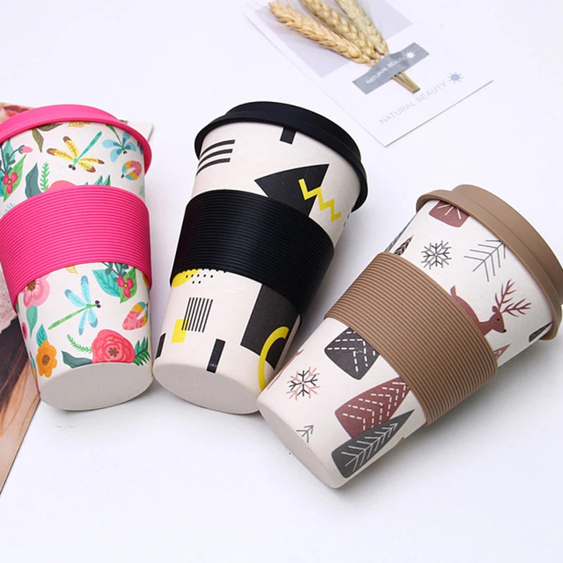 Bamboo Reusable and Eco Friendly Takeaway Coffee Cup