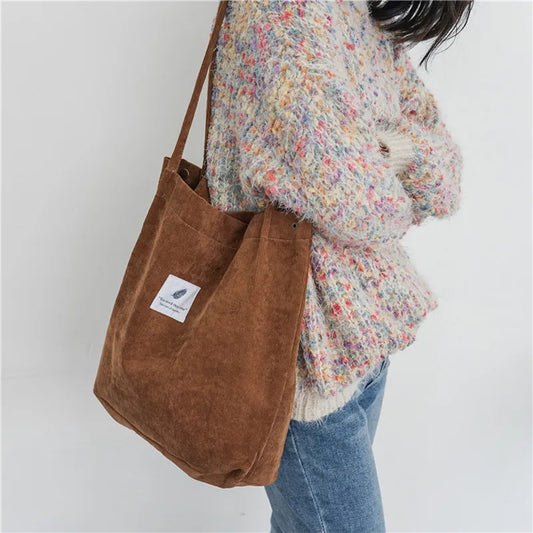 Corduroy Shoulder Bags