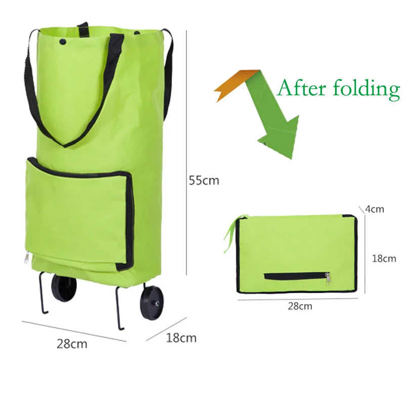 Amazing Foldable Reusable Shopping Cart