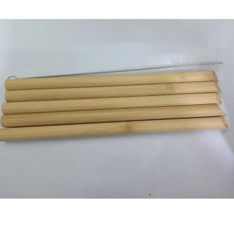 Reusable Bamboo Smoothie/Bubble Tea Straws