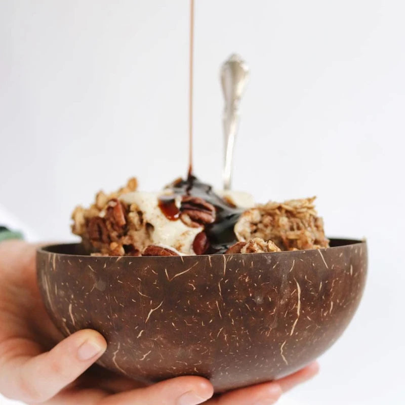 Natural Coconut Wood Bowls