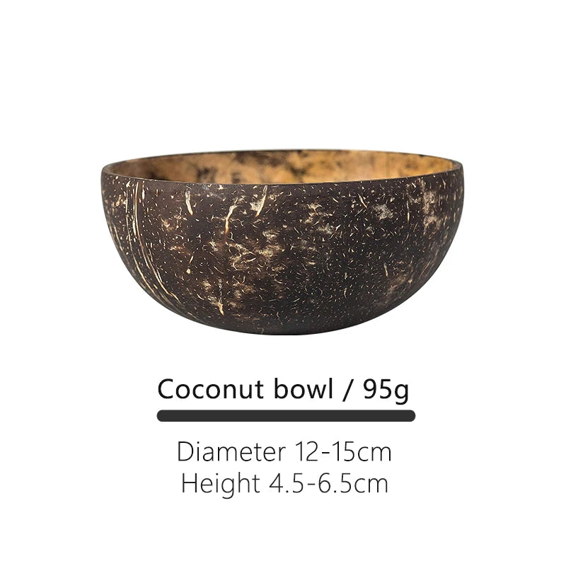 Natural Coconut Wood Bowls