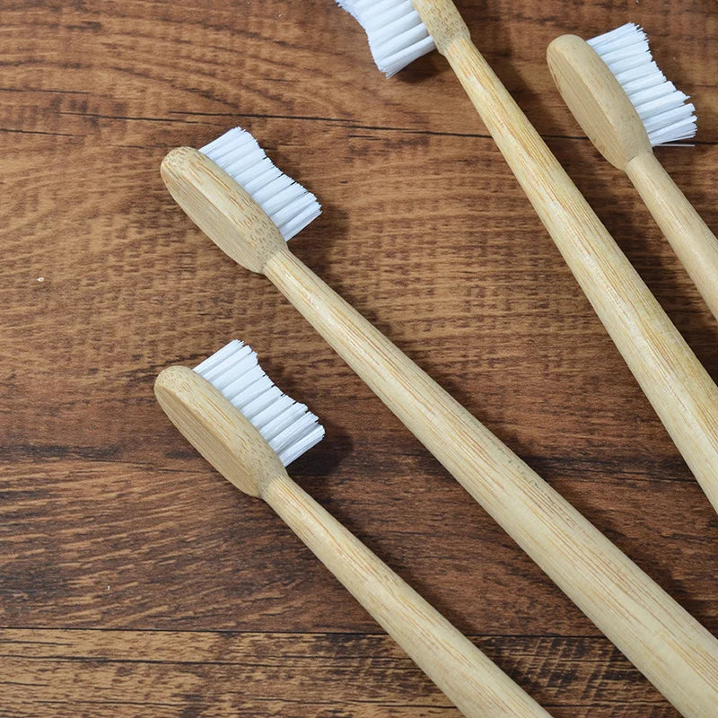 Biodegradable Natural Bamboo Toothbrush Set