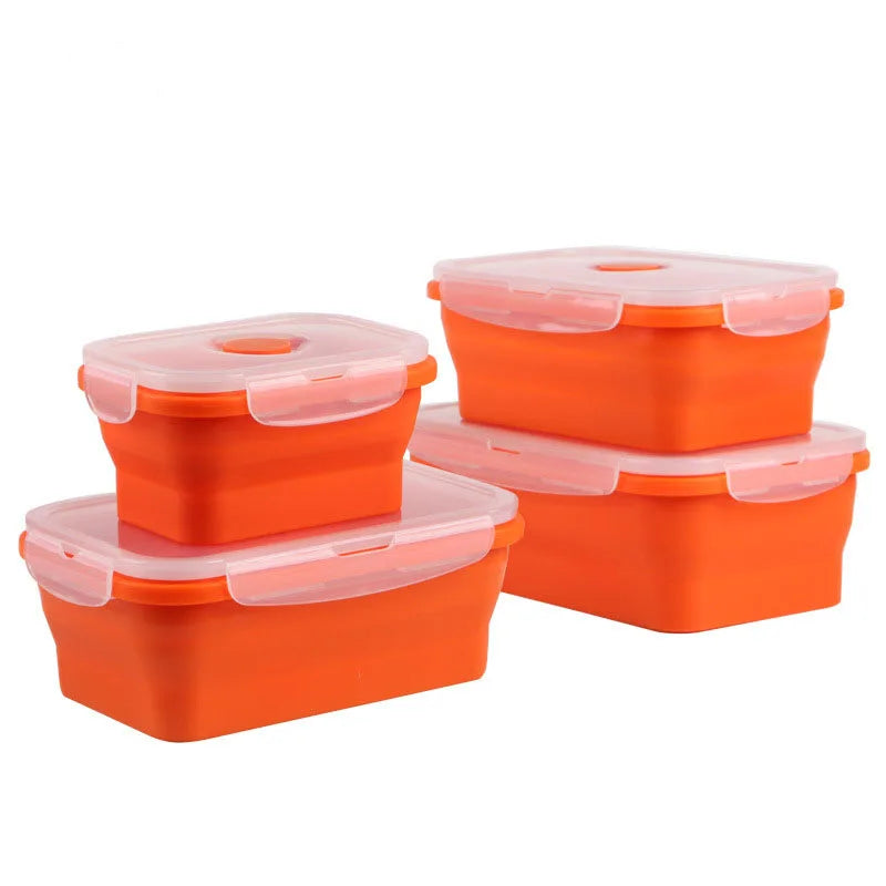 Collapsible Silicone Food Containers